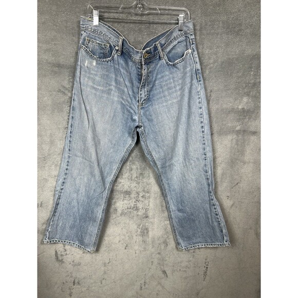 Old Navy Women’s 16 Low Rise Light Wash Cropped Bootcut Jeans M - Picture 1 of 16